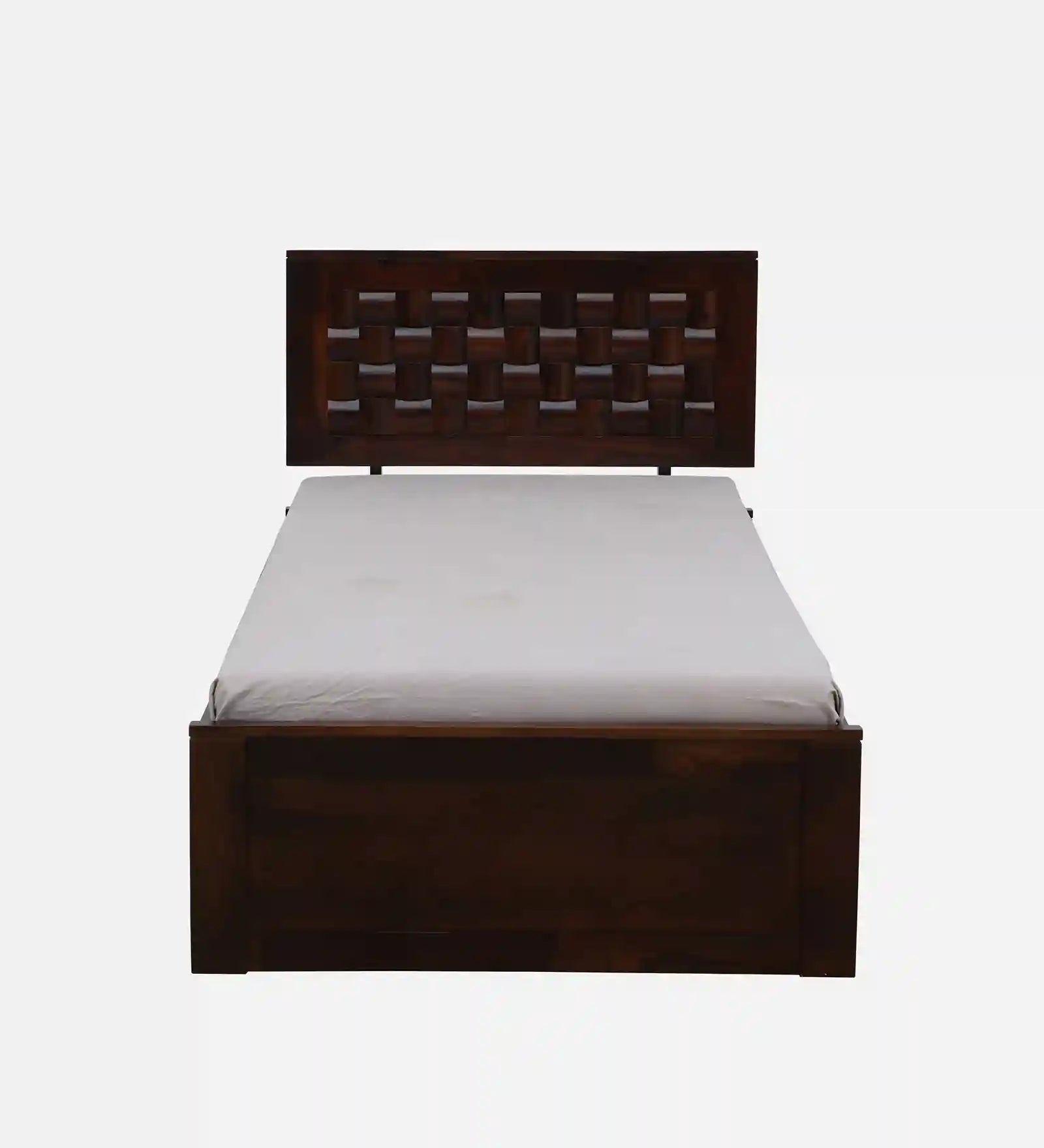 Nivasa sheesham wood single bed box storage strong solid wood bed India