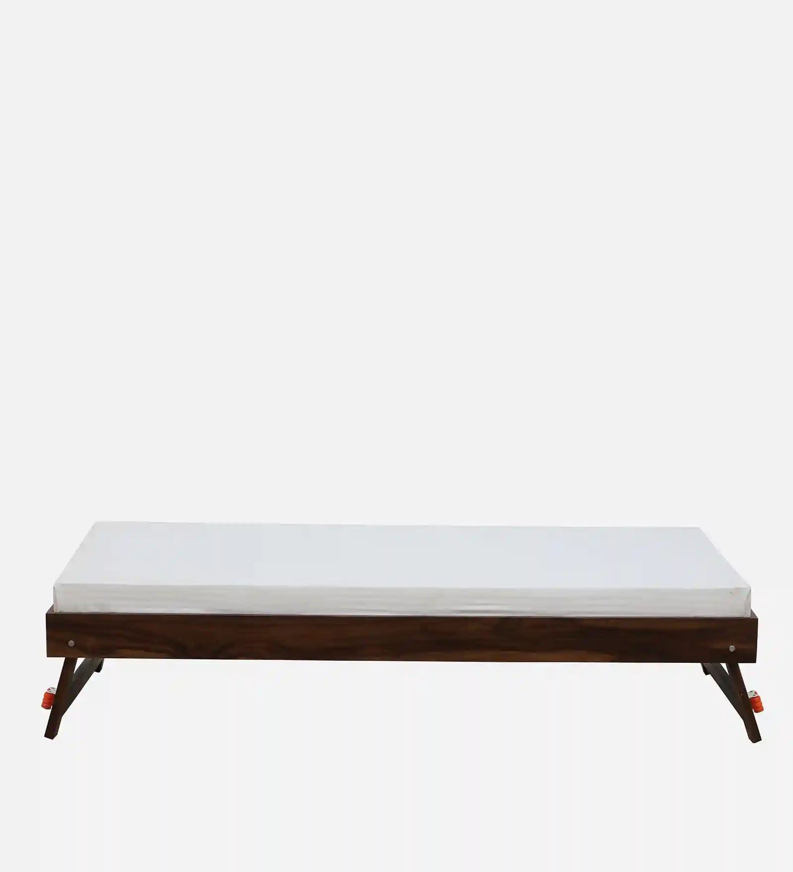 Nivasa solid wood bed with trundle clean modern wooden bed India