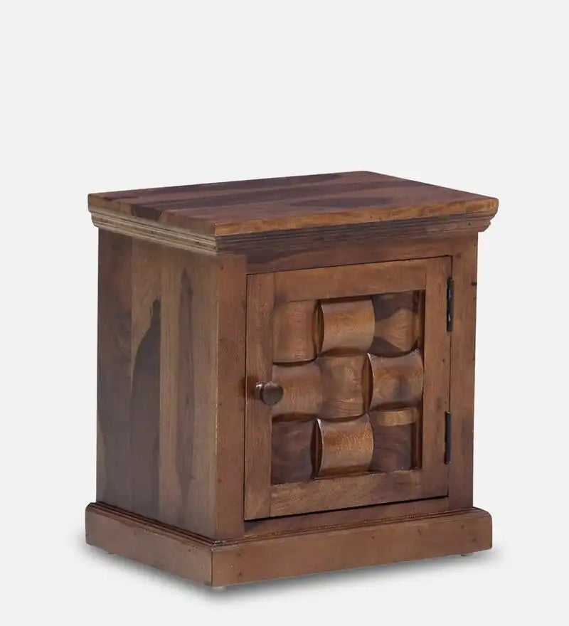 Niware bedroom side table modern wooden nightstand design India