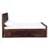 niware solid sheesham wood bed with storage drawers king size niwar design bed india