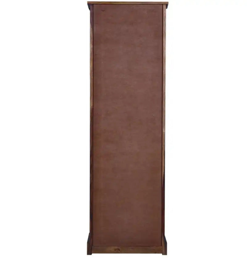 Niware solid wood wardrobe single door modern storage unit India