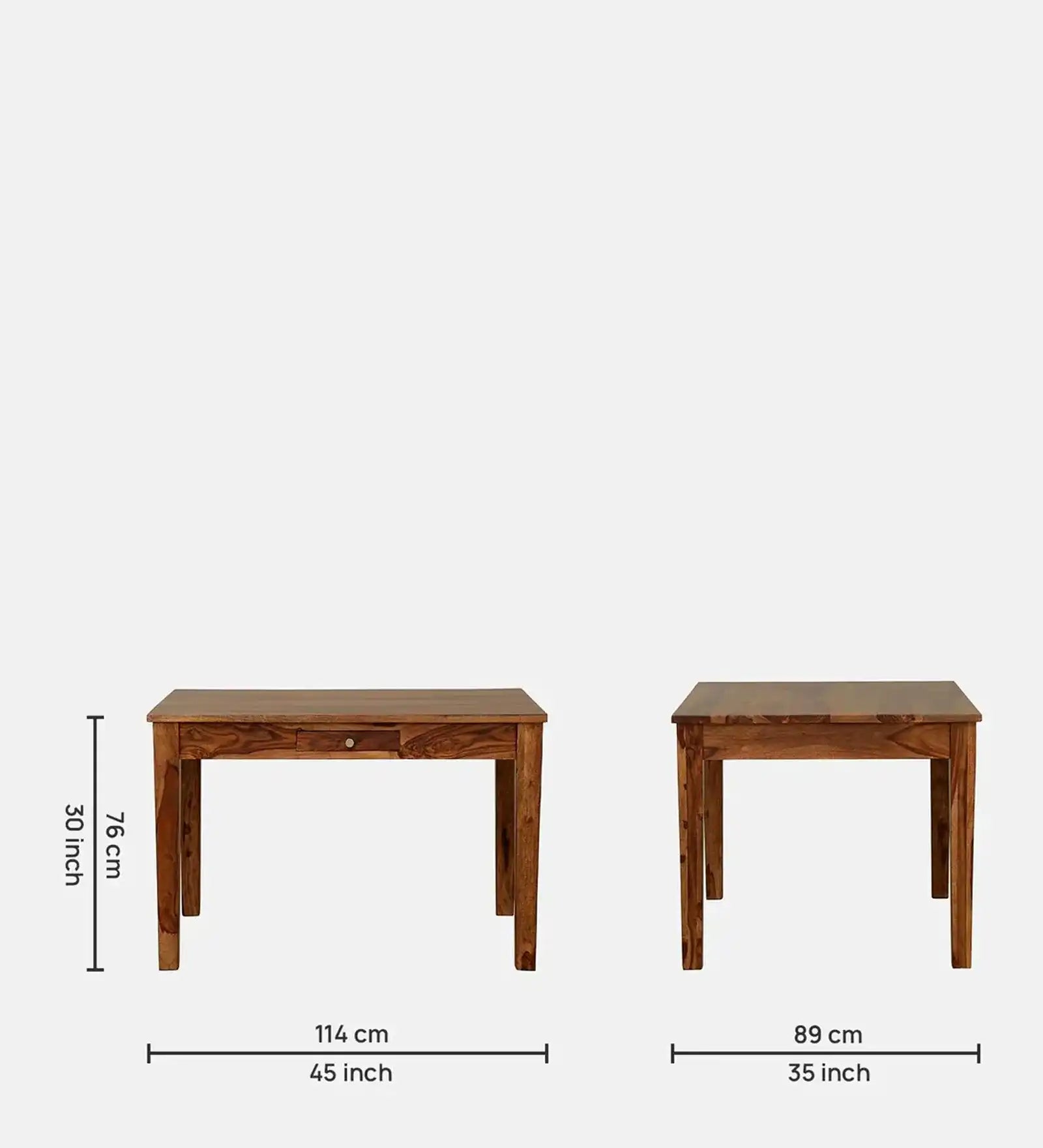 Oslo solid wood dining set natural finish four seater for modern homes