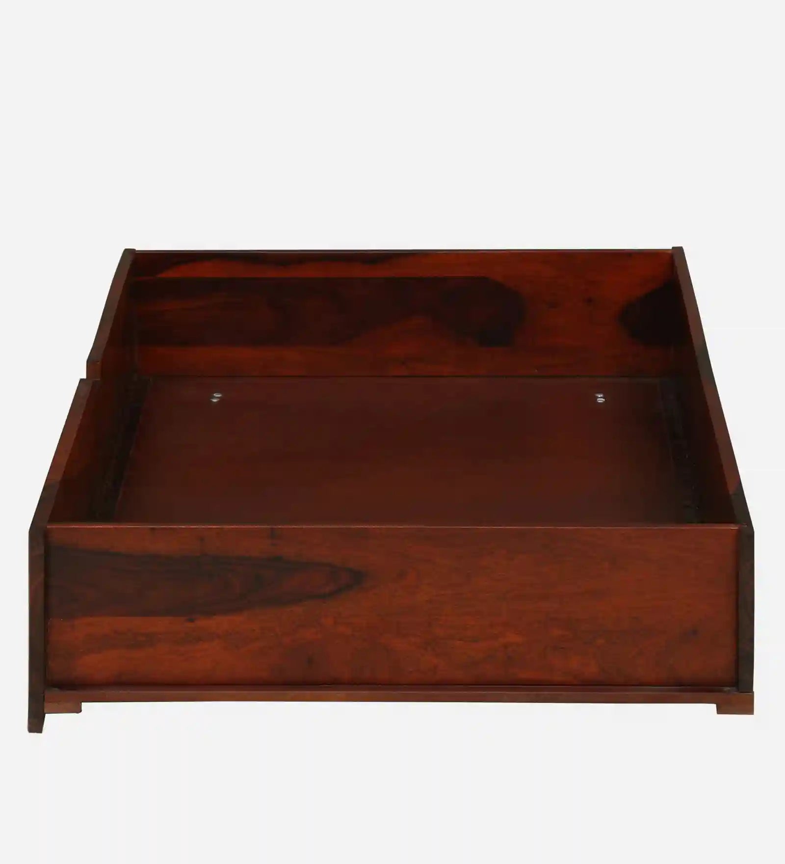 polish finish sheesham wood drawer storage bed queen size india