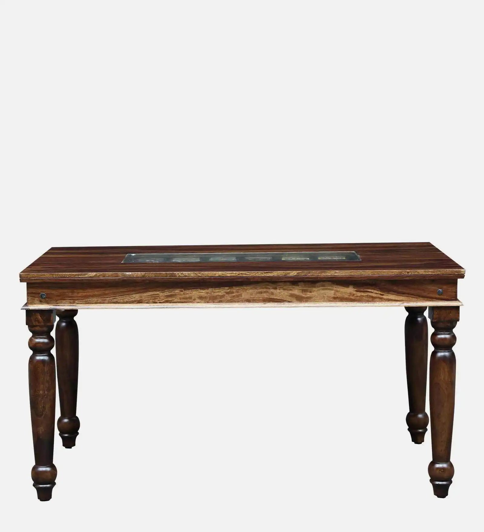 Premium Anamika modern six-seater dining table set solid wood luxury furniture India