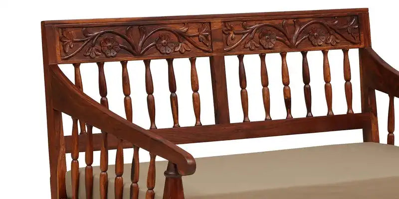 Premium Devanti solid wood sofa 2 seater traditional living room furniture