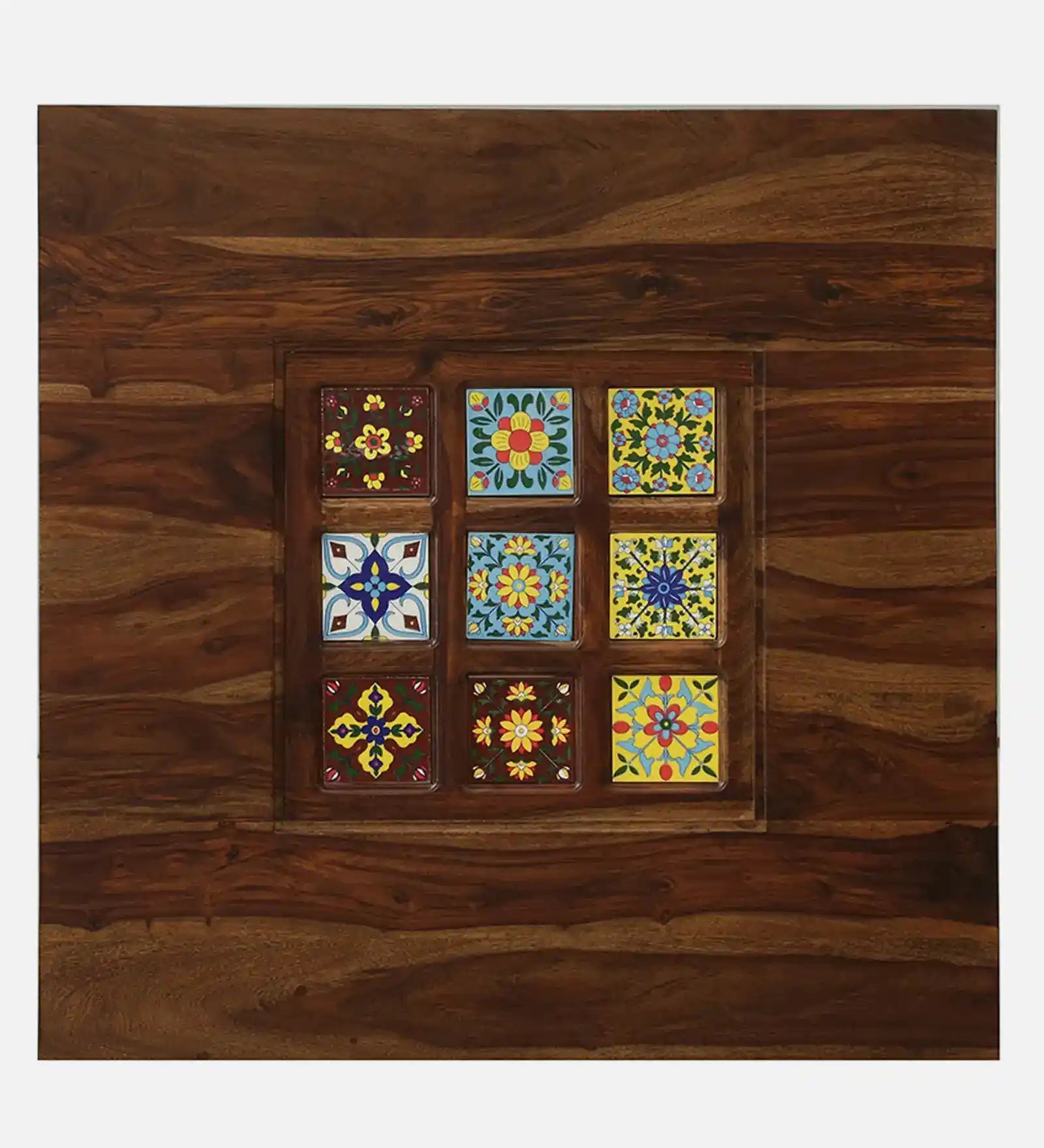 Contemporary Solid Wood Dining Table Set for Small Family