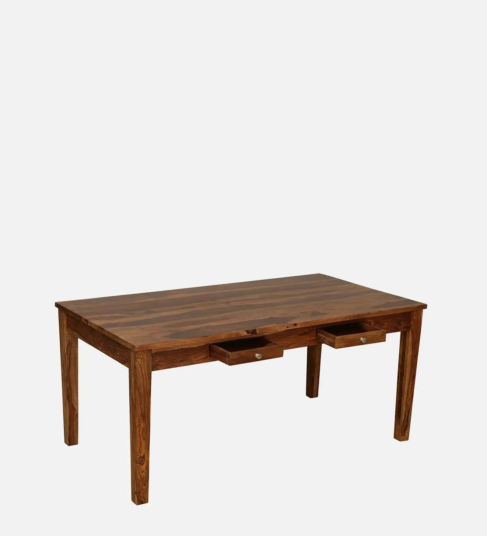 Premium Oslo traditional six-seater dining table set solid wood luxury furniture India