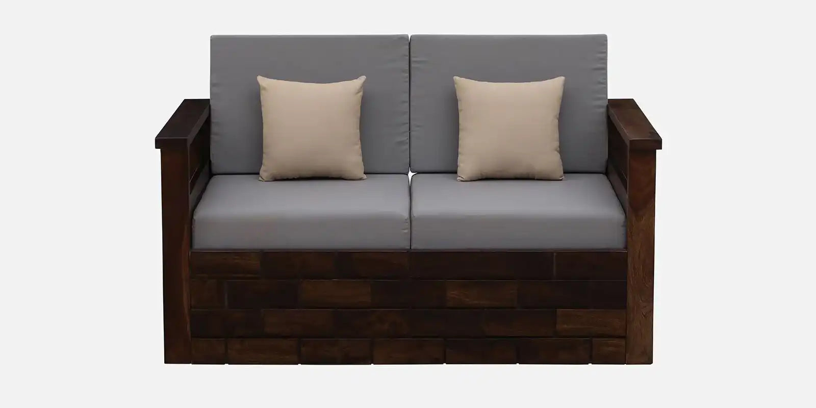 Premium Rudra sheesham wood sofa 2 seater living room furniture unit