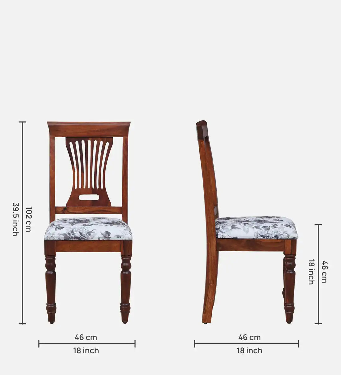 Premium Sheerel wood dining set four seater luxury furniture India