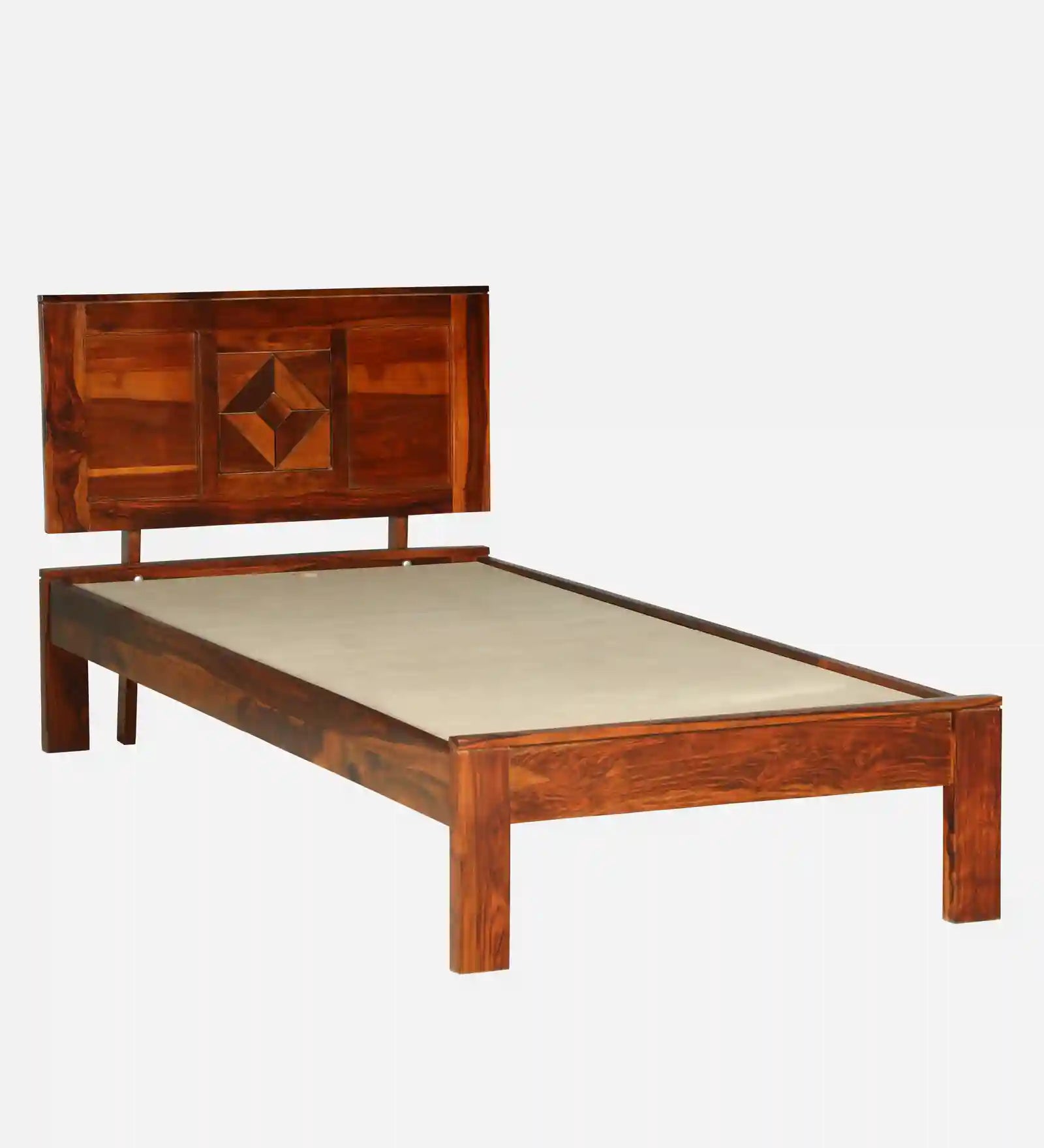 Shraya Solid Wood Single Bed Without Storage