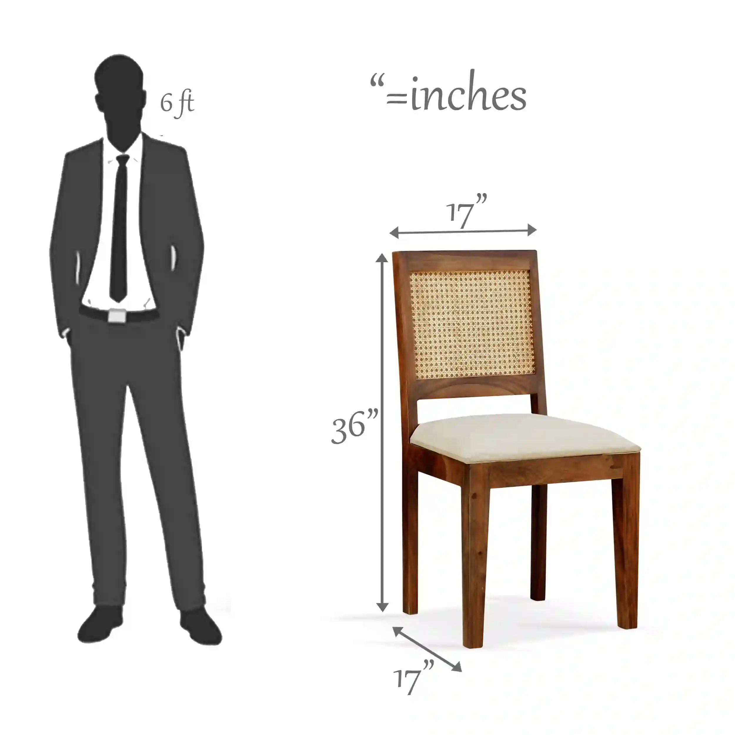 Premium study desk chair combo sheesham wood cane home furniture