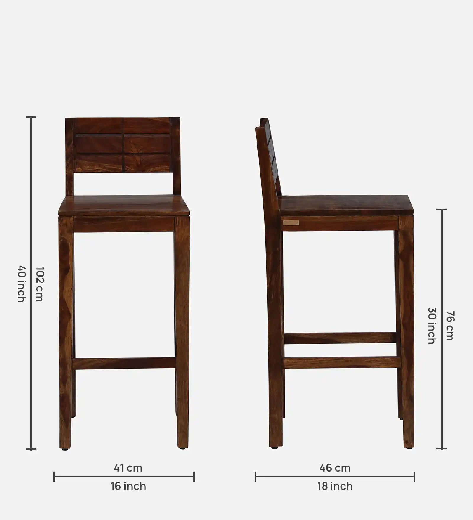 Premium traditional bar table set in solid wood furniture India