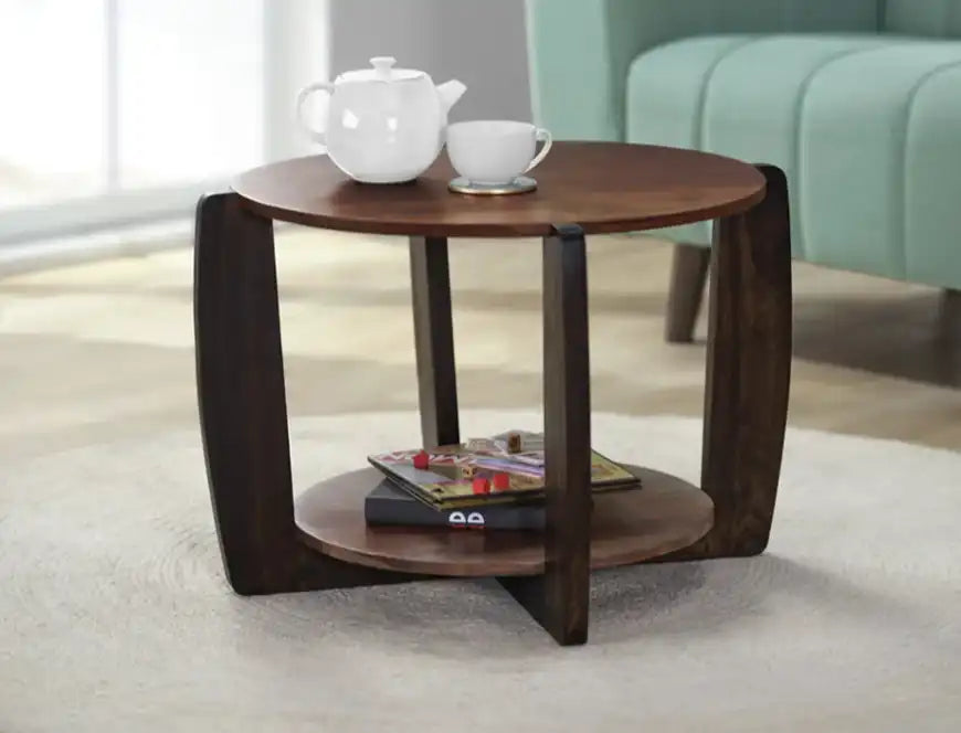 Shashwat modern coffee table solid wood sheesham center furniture for livi