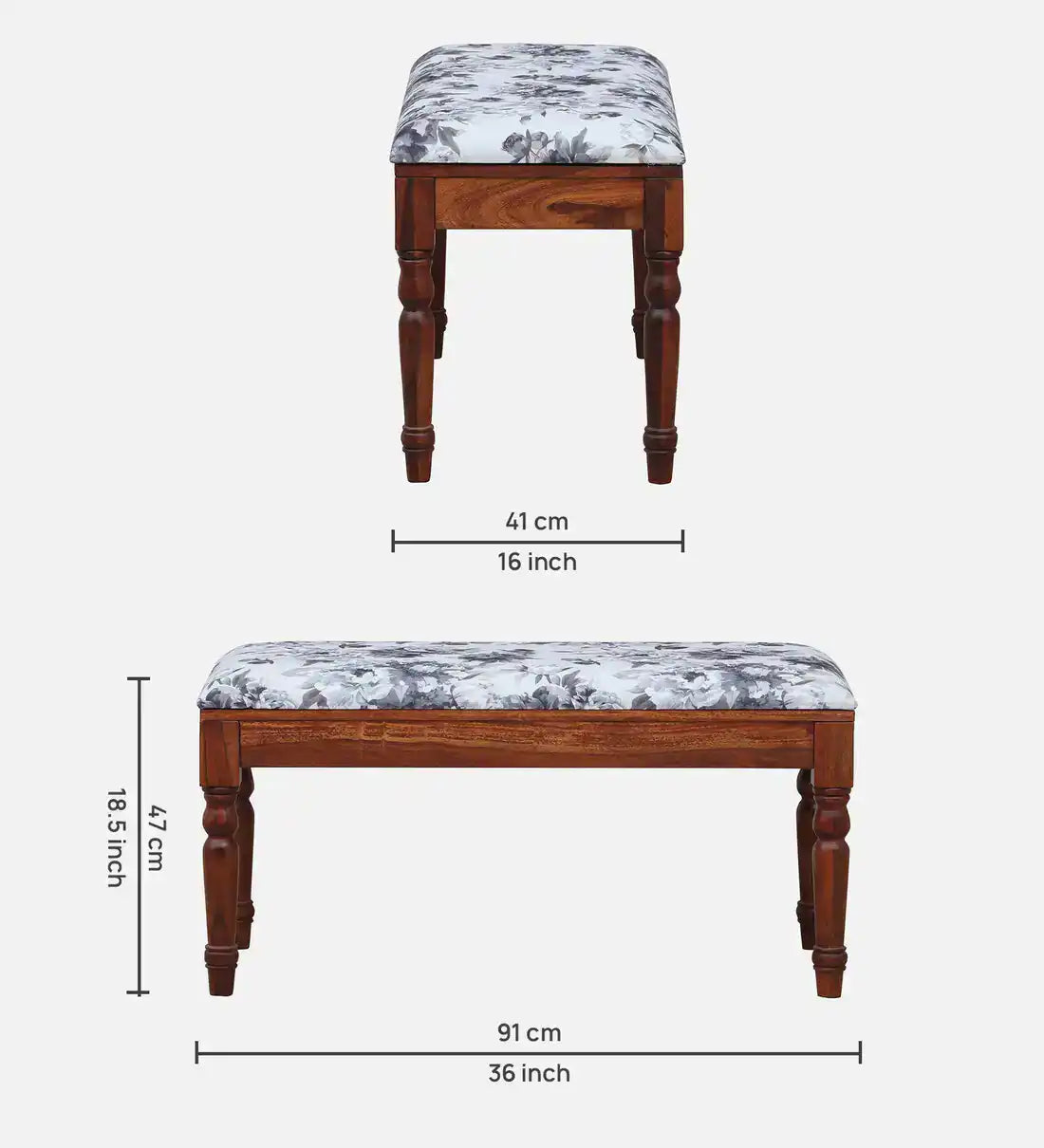 Sheerel modern sheesham wood four seater dining table set stylish home furniture