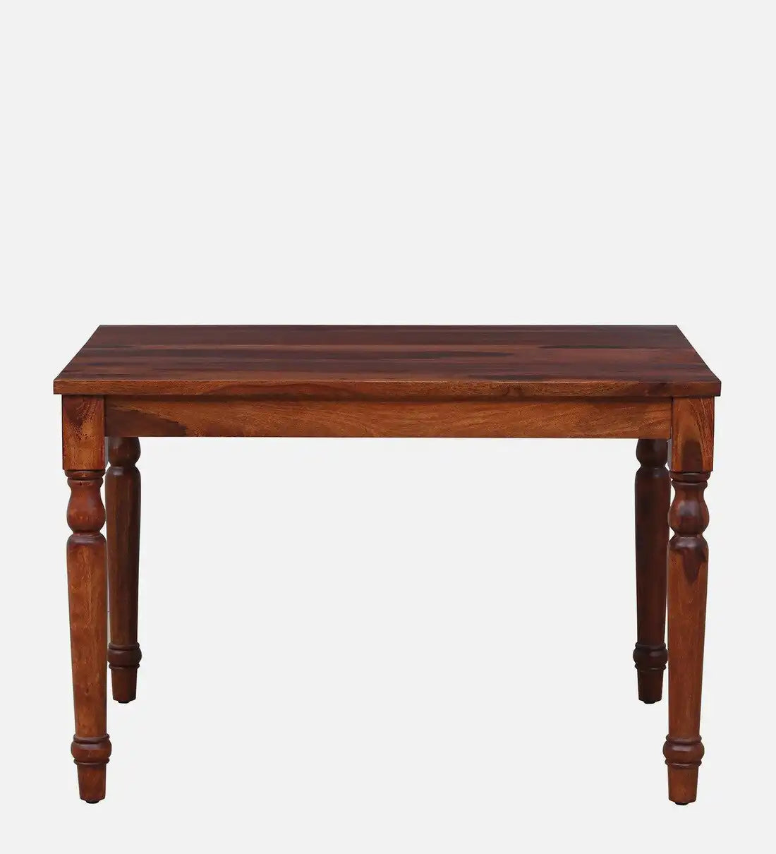 Sheerel sheesham wood four seater dining table set honey finish elegant home furniture