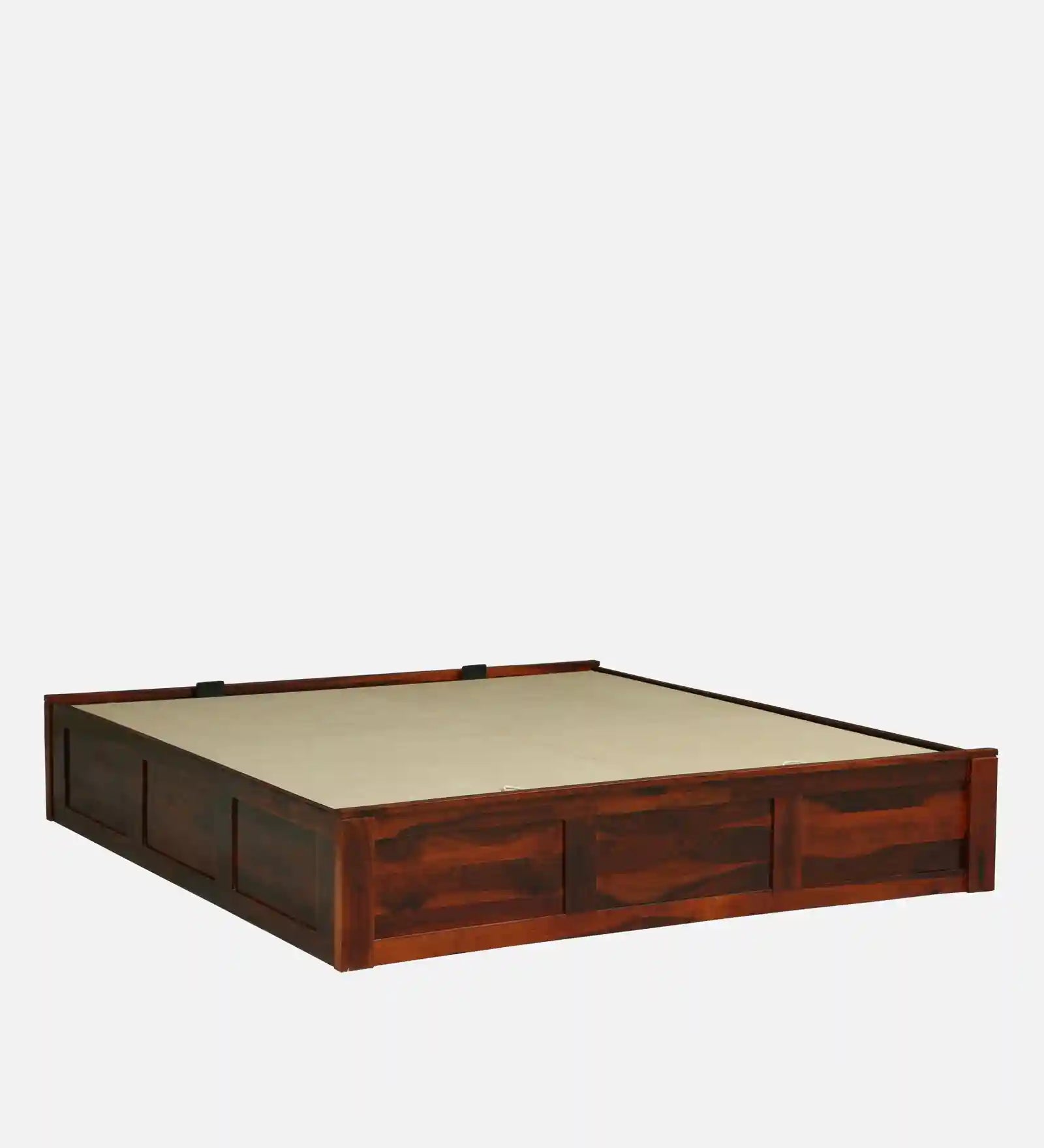 Sheesham wood queen size bed with hydraulic storage