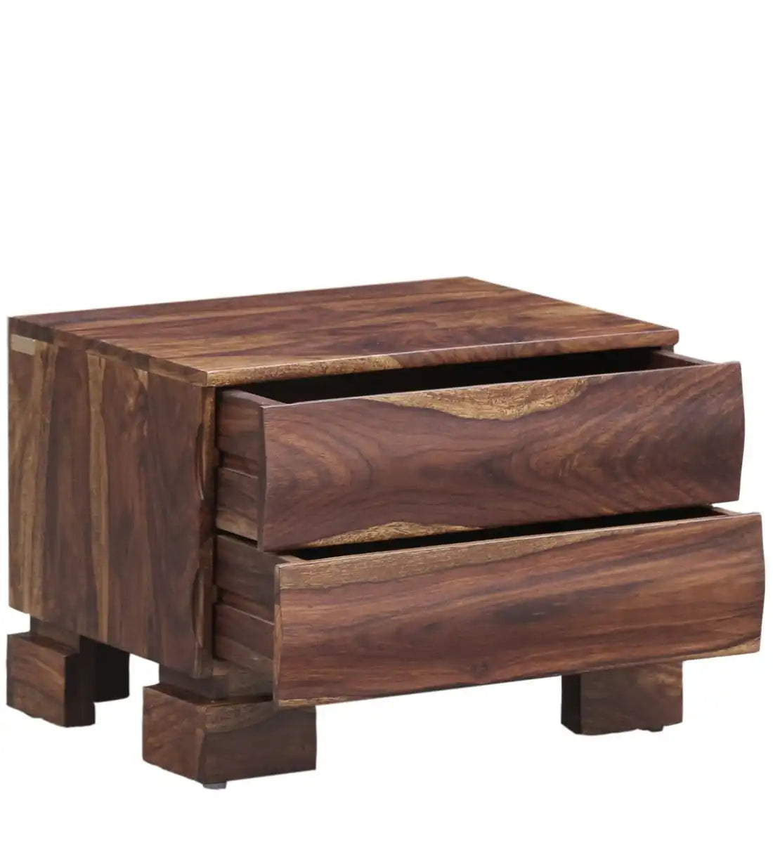 Sheesham bedside table Tulsi solid wood nightstand design India