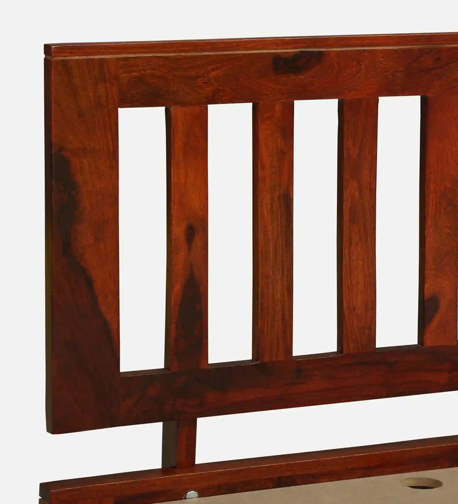 Sheesham single bed without storage Vriksha simple modern bed design India