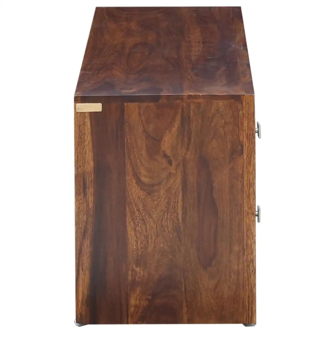 Stylish Milo sheesham solid wood TV unit cabinet for modern homes