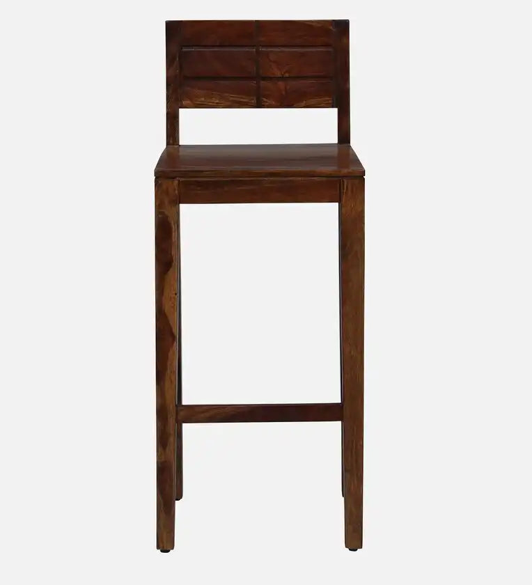 Sheesham wood bar chair for counter height seating in modern homes