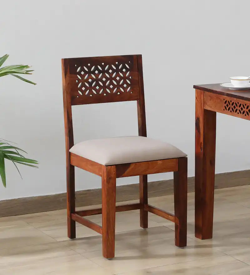 Sheesham wood dining chair set Penza design with durable solid wood and modern finish