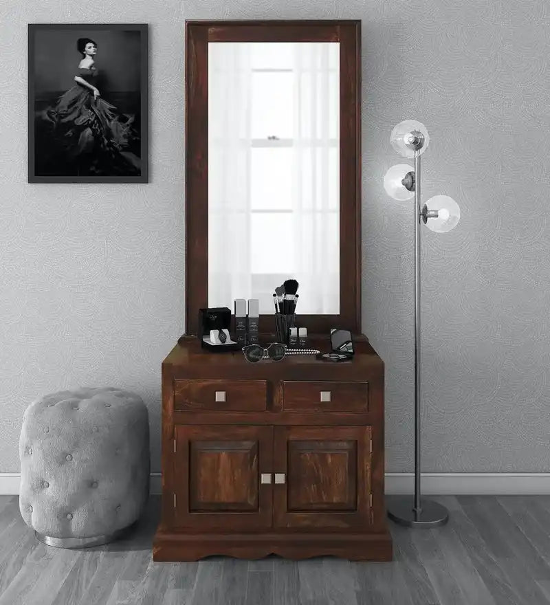 Sheesham wood dressing table with mirror solid wood dresser India