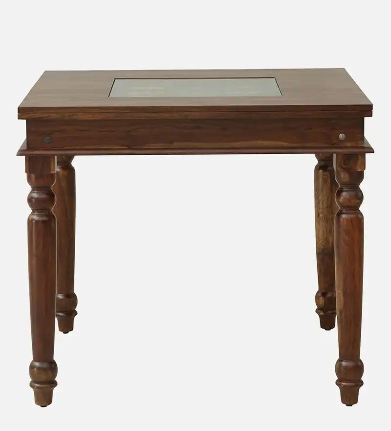 Sheesham wood four seater dining table Anamika design with durable solid wood and elegant finish