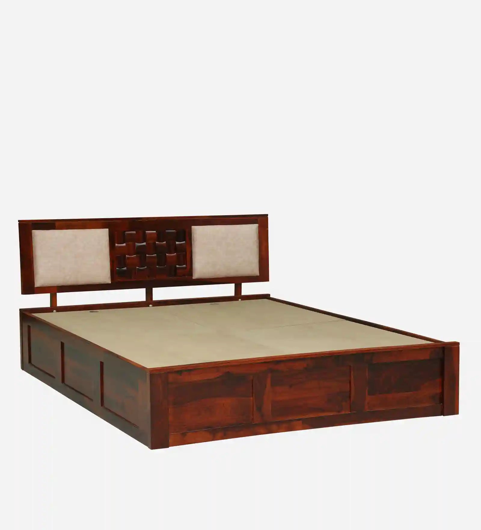 Sheesham wood king size bed with box storage India