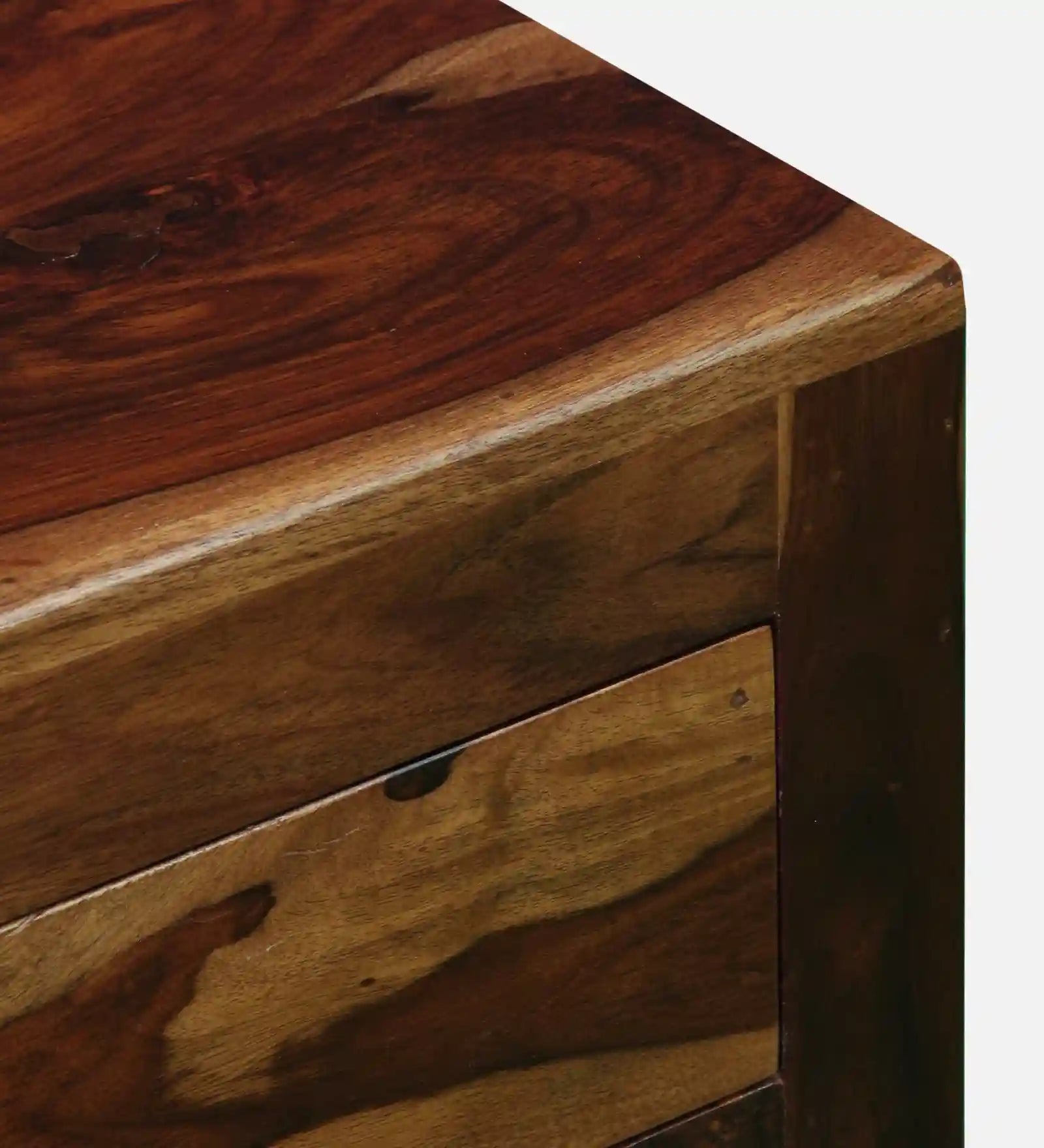 Sheesham wood sideboard with cane front storage cabinet furniture
