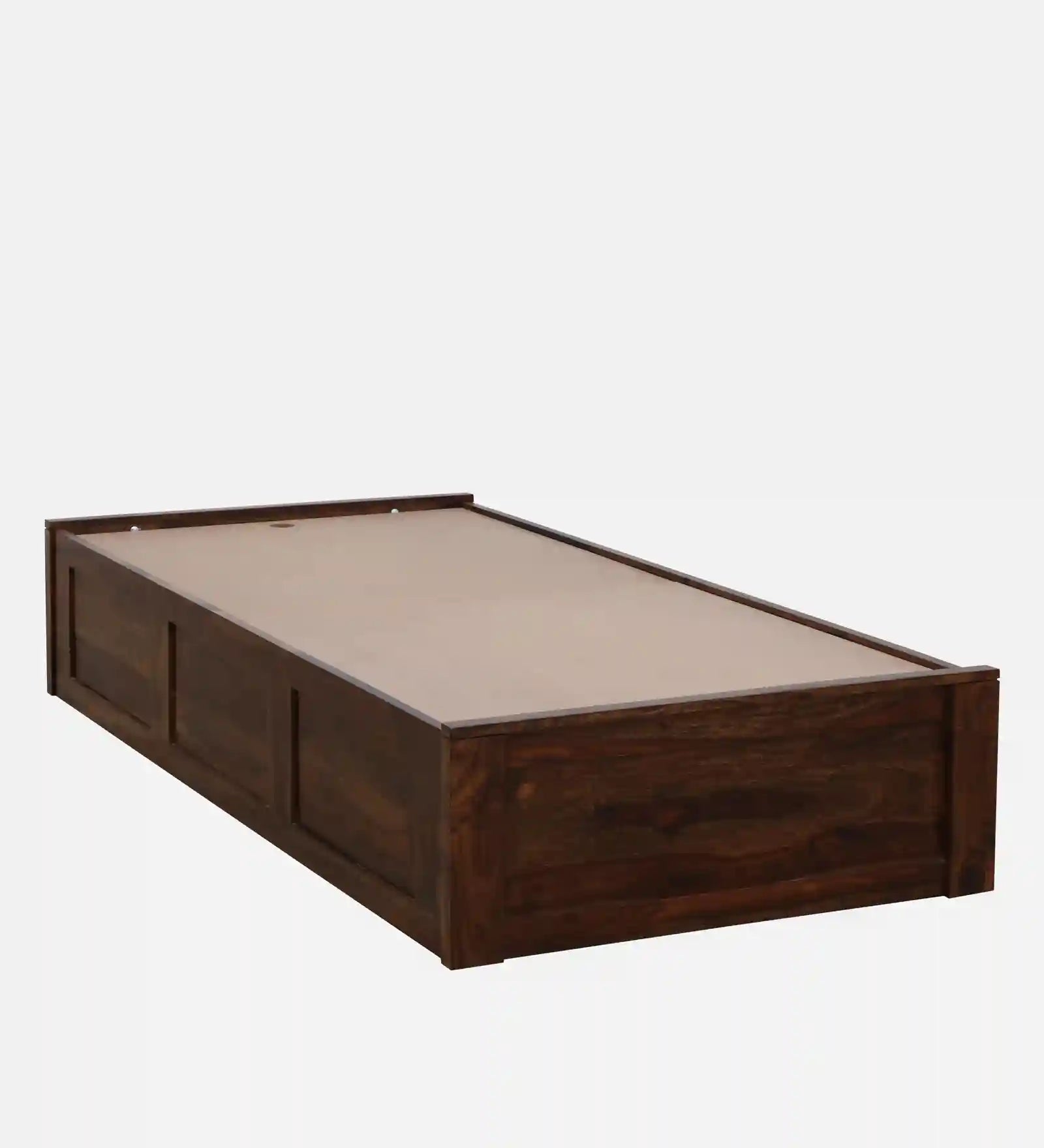Sheesham wood single bed with storage Sthira premium wooden bed India