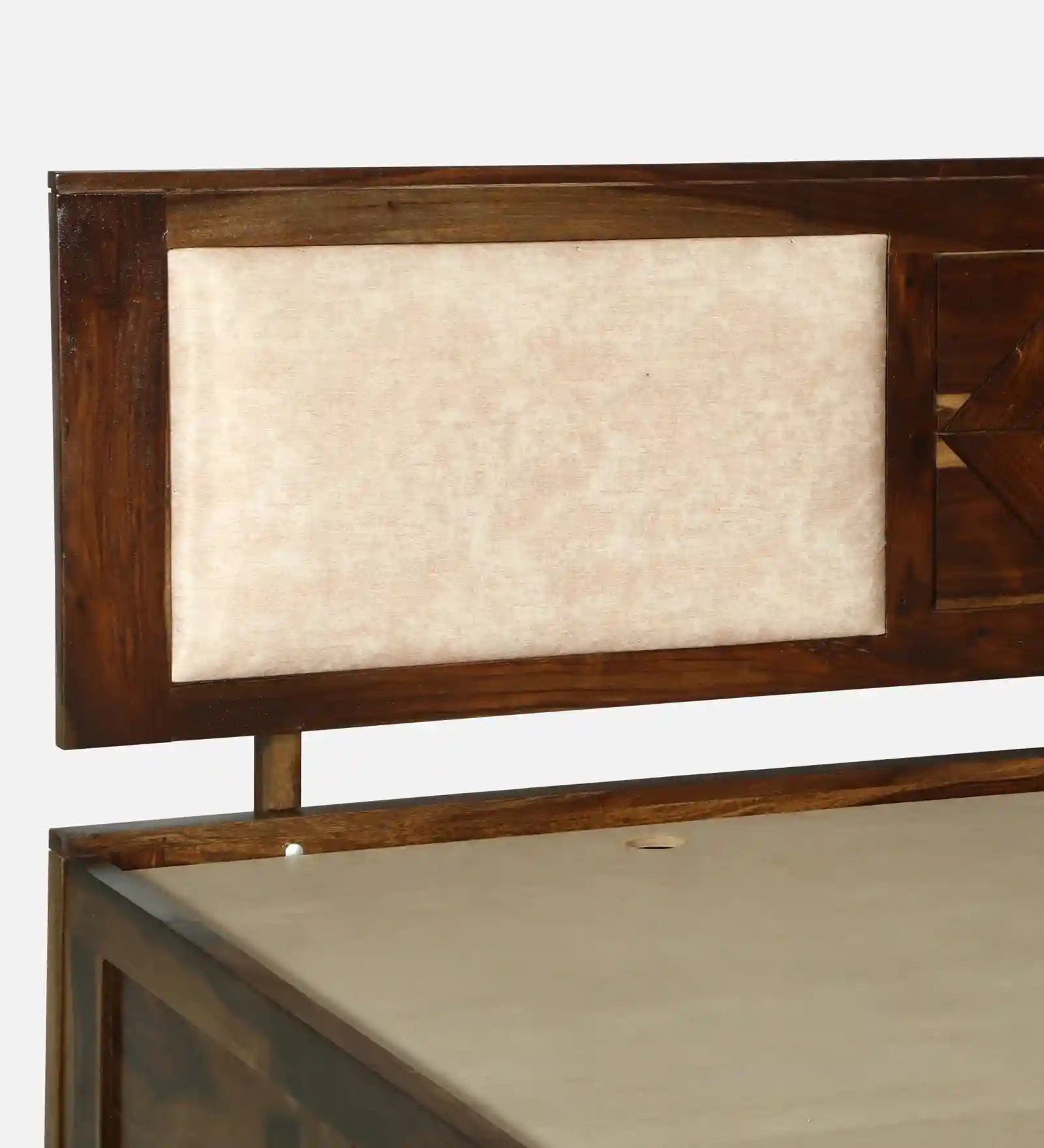 sheesham wood bed head panel pattern queen size hydraulic bed india