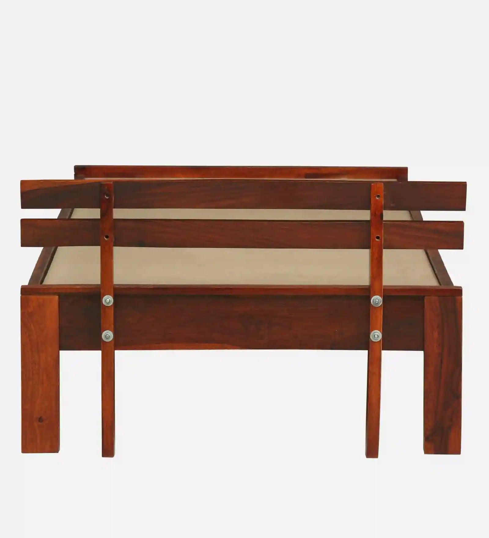 Single bed solid sheesham Vriksha clean frame bedroom furniture India
