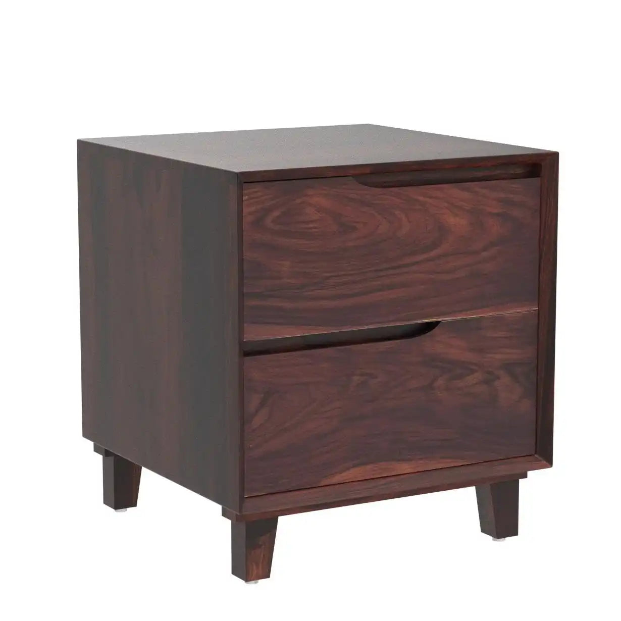 Solid wood bedside table Darshan modern bedroom side table India