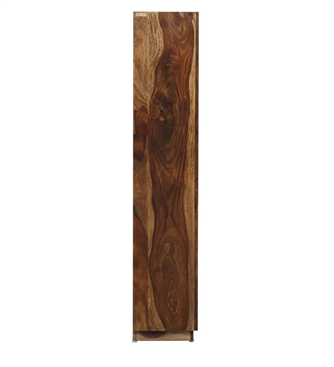 Solid wood book storage shelf sheesham display unit for living space