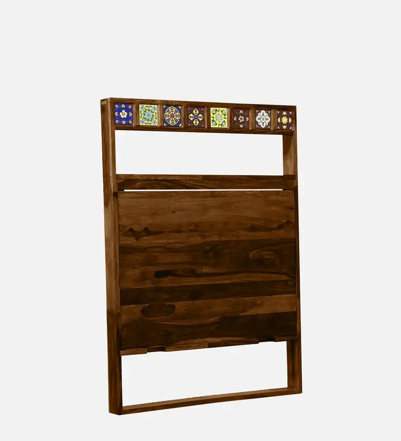 Solid wood foldable dining table Anamika sheesham compact design for small spaces
