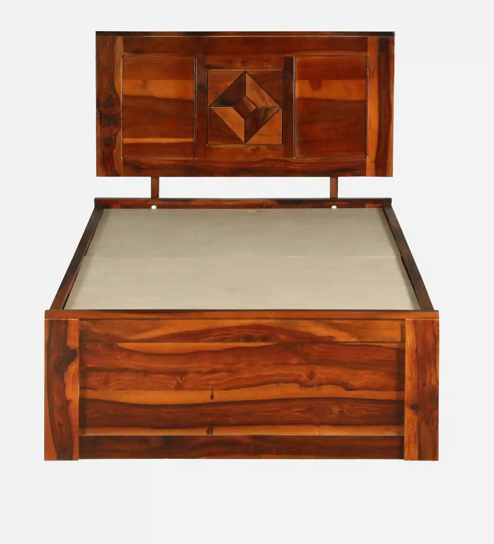 Solid wood single bed with storage Shraya design durable bed India