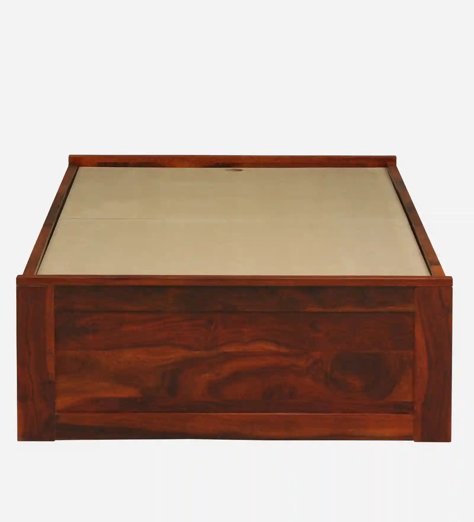 Solid wood single bed with storage Sthira design durable bed frame