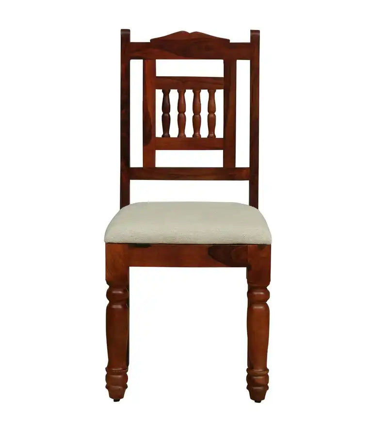 Solid wood traditional dining chair set Devanti sheesham heavy duty and long lasting furniture
