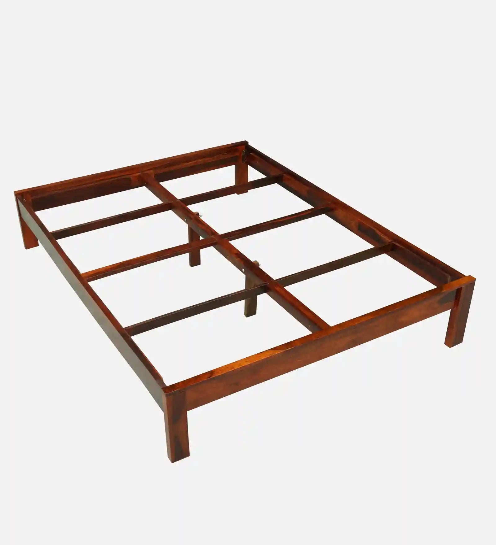 sthira king size bed without storage clean simple design solid wood furniture