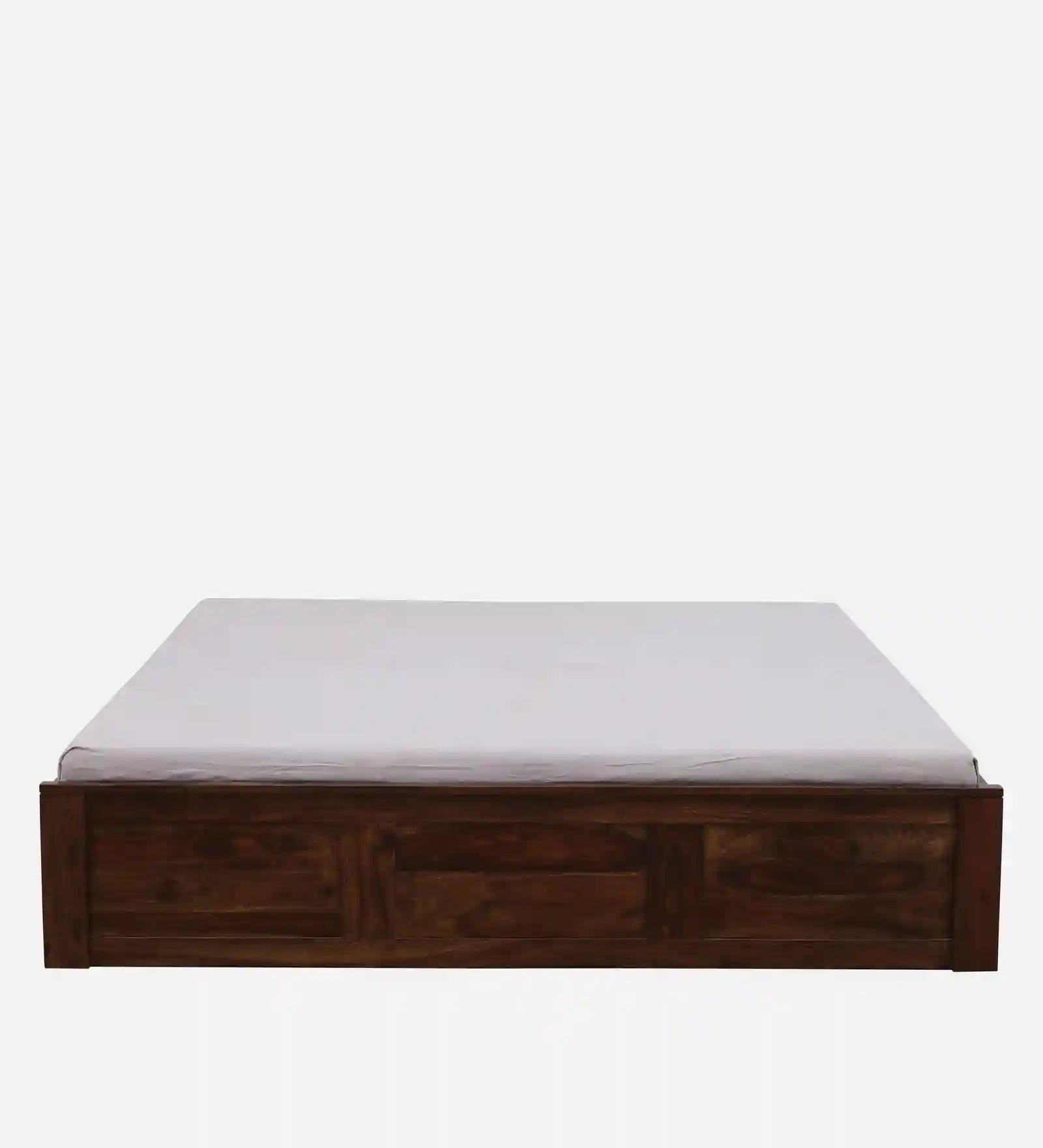 Sthira solid wood king size bed with box storage premium quality