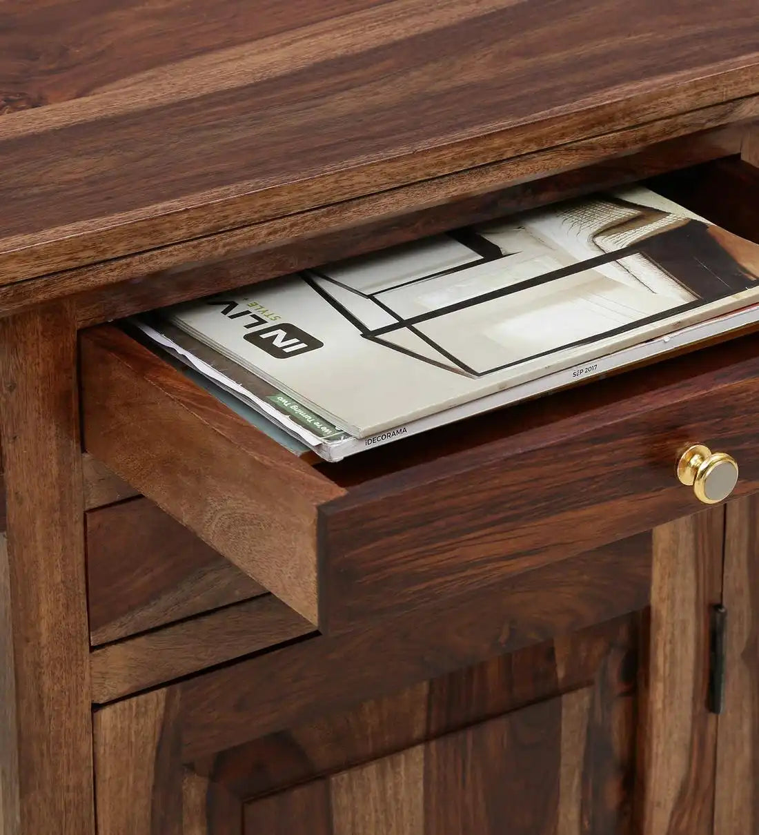 Study workstation desk sheesham wood solid computer table home