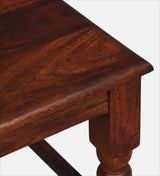 Samrita Solid Wood 6 Seater Dining Set With Bench In Honey Oak Finish By Rajwada