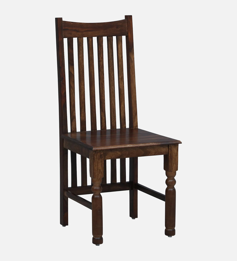 Samrita Solid Wood Dining Chair (Set Of 2) In Provincial Teak Finish By Rajwada