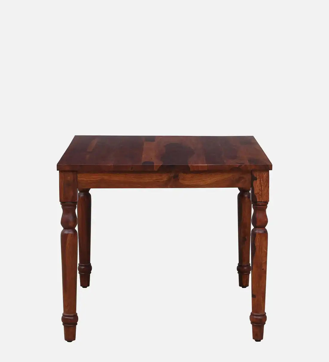 Teak finish Sheerel dining set four seater premium wooden furniture