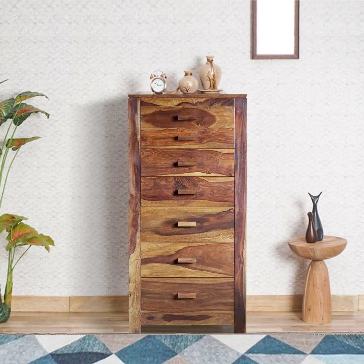 Luxury Acro sheesham drawer chest bedroom storage unit India