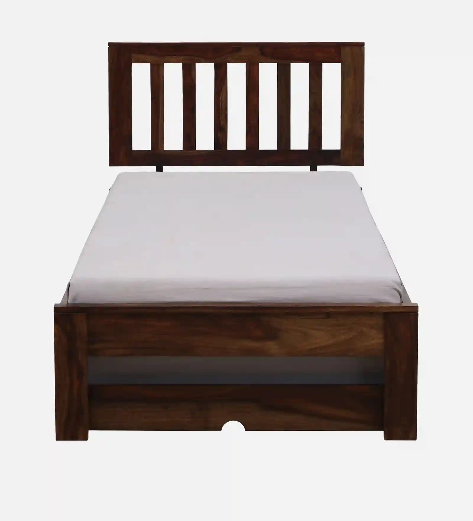 Vriksha sheesham wood single bed trundle design strong wooden bed India