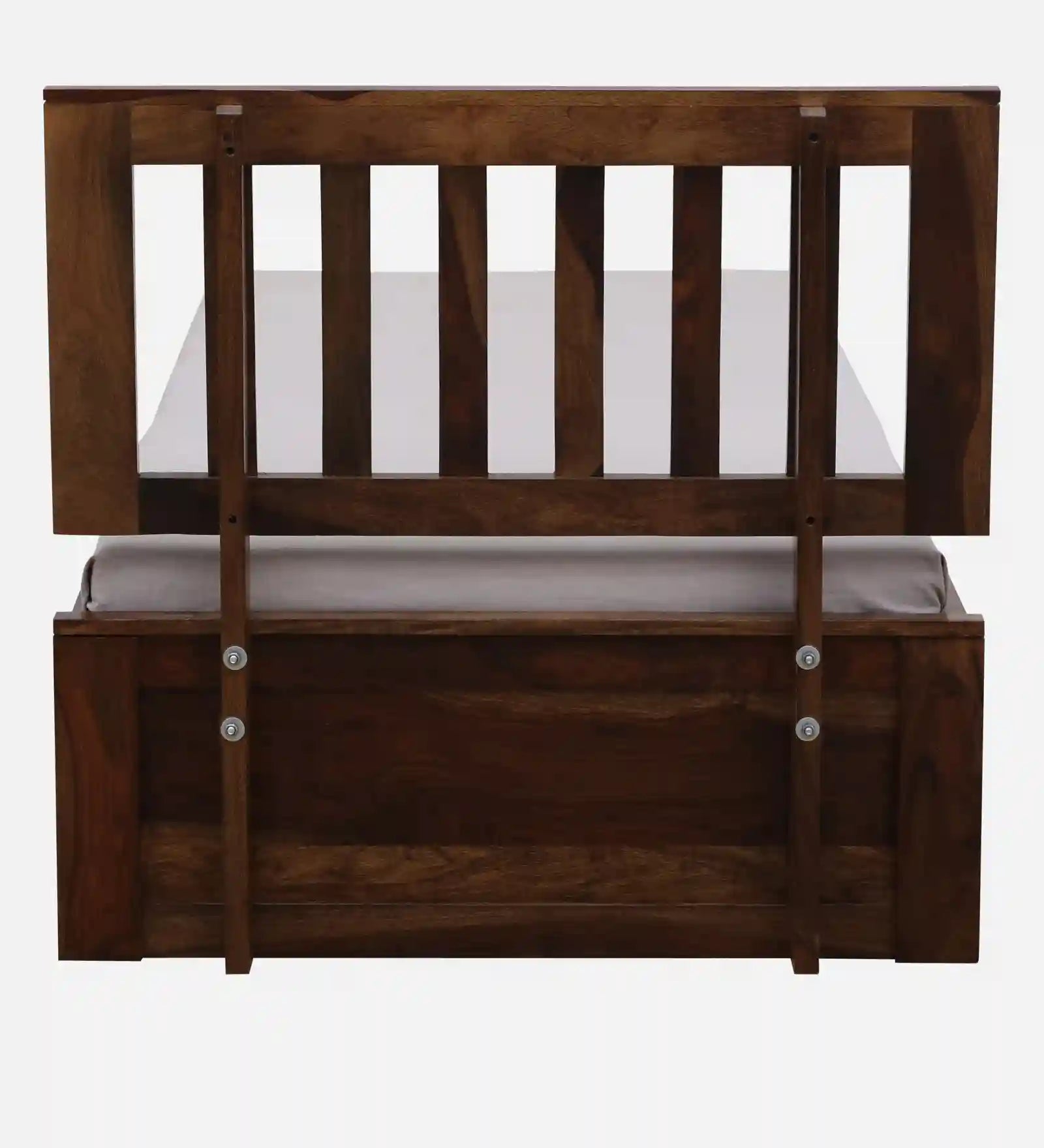 Vriksha single bed with storage heavy duty solid wood frame India