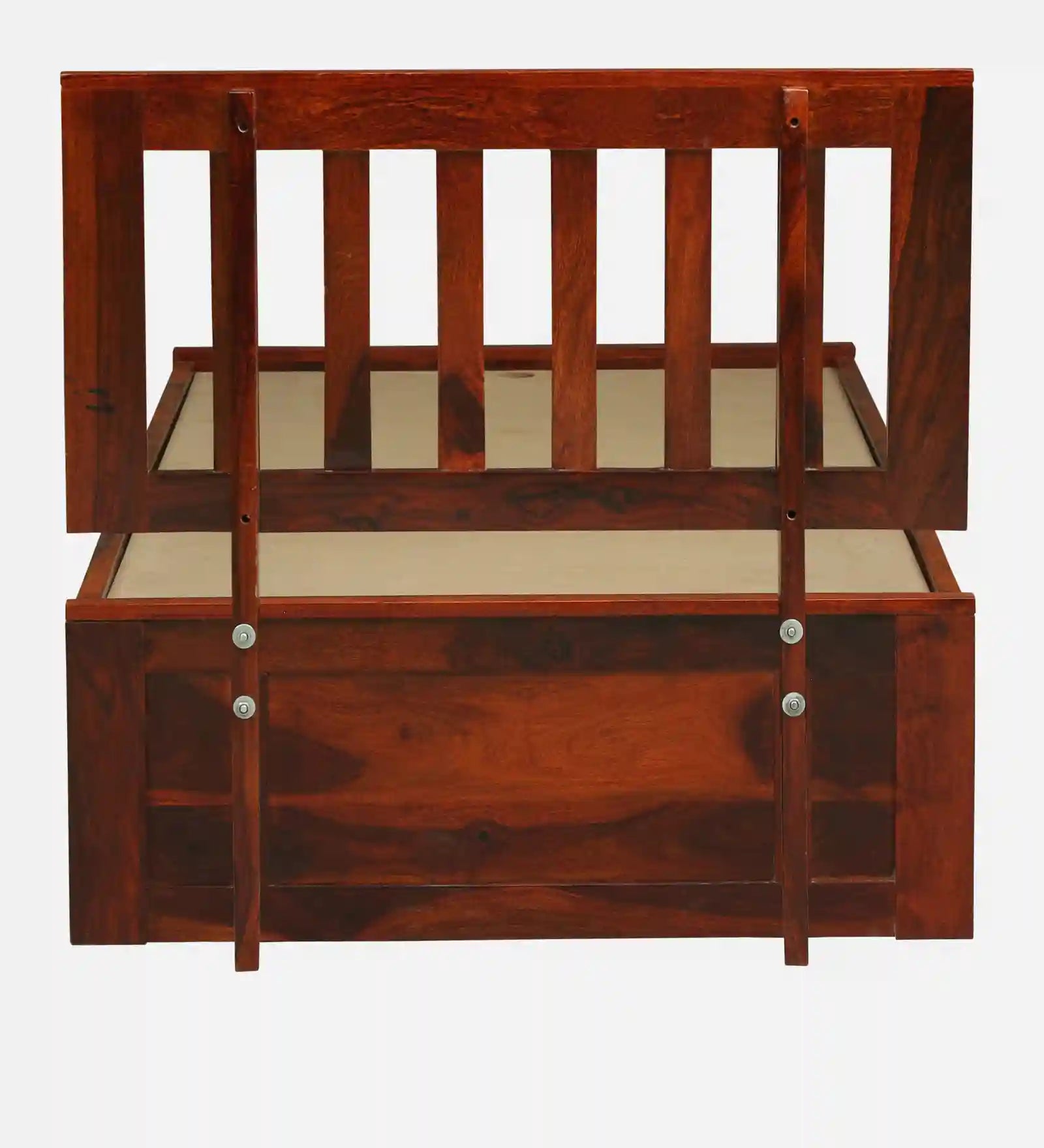Vriksha single bed with trundle heavy duty solid wood frame India