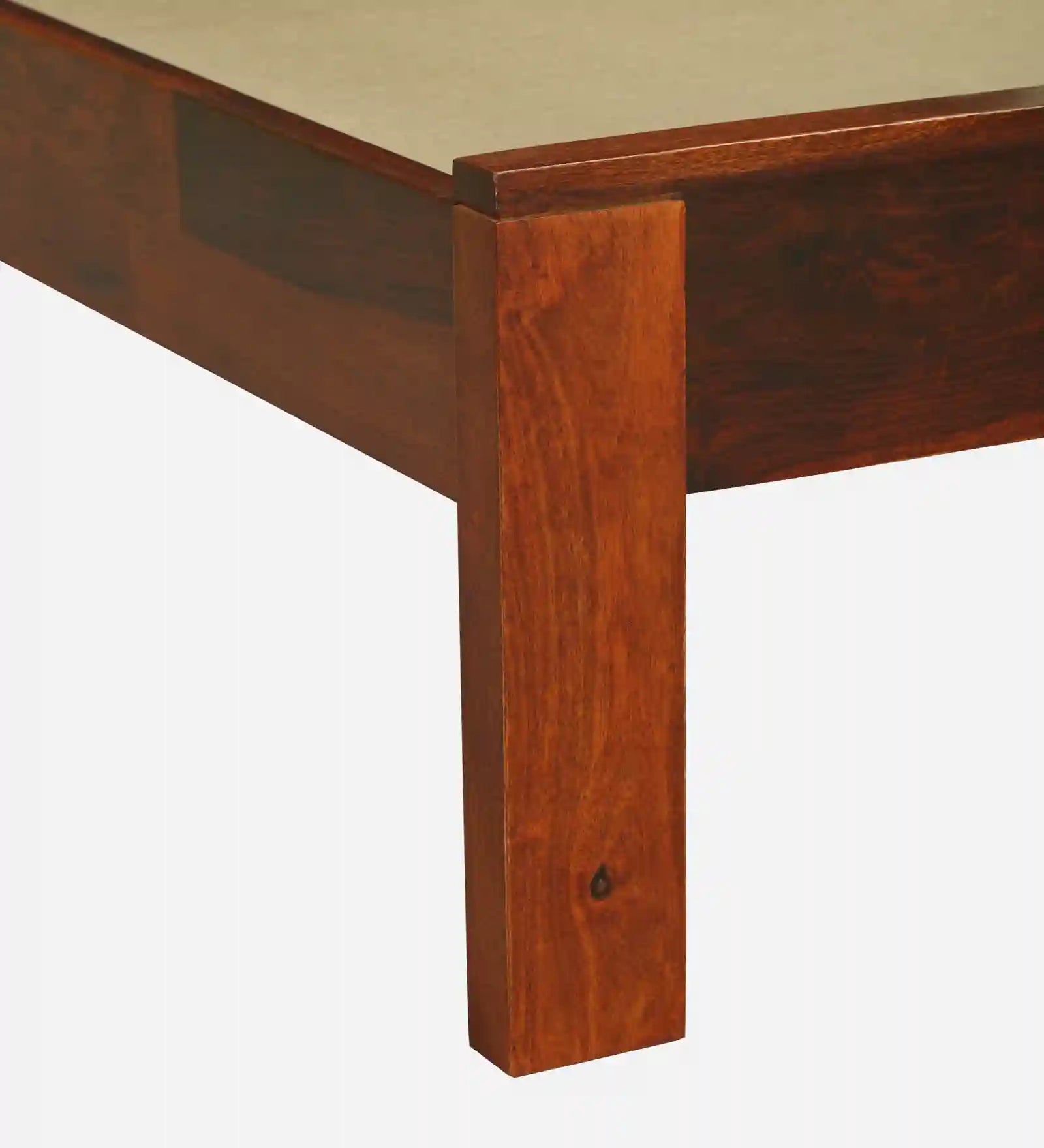 Vriksha solid wood single cot modern Indian bedroom furniture