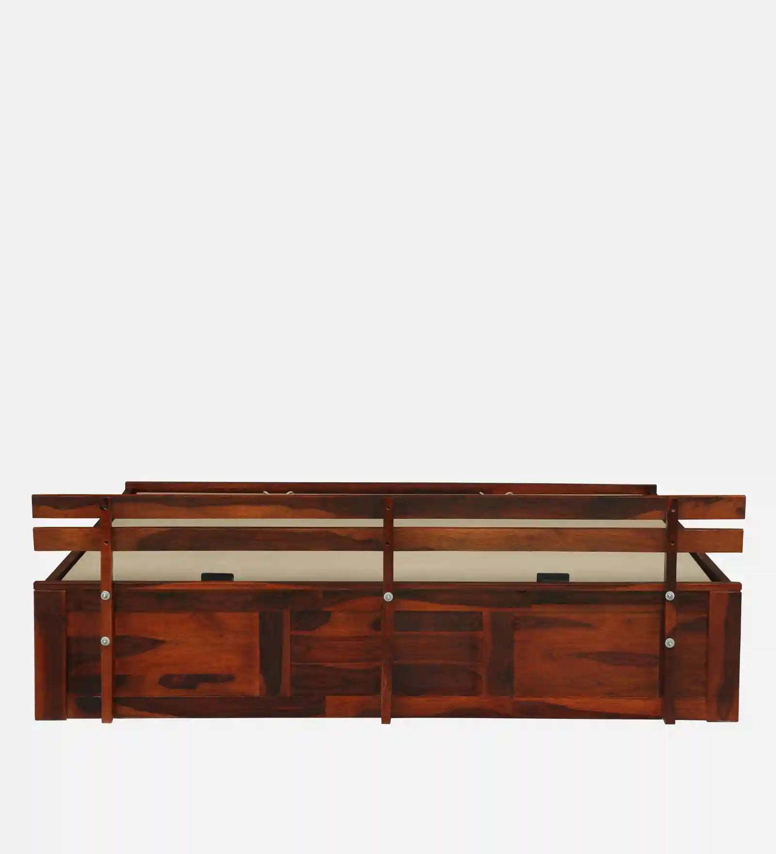 Vriksha wooden king bed hydraulic storage durable structure
